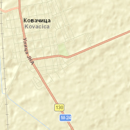 Kovačica Street Map