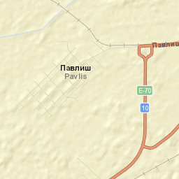 Pavliš Street Map