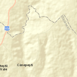 Comuna Bălăneşti Street Map