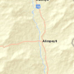 Comuna Alimpeşti Street Map