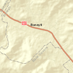 Buneşti Street Map
