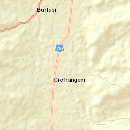 Comuna Ciofrângeni Street Map