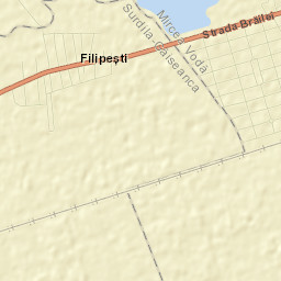 Comuna Surdila-Găiseanca Street Map