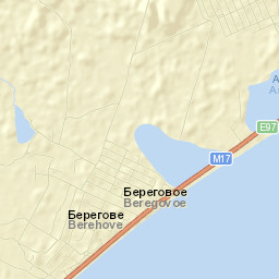 Beregovoye Street Map