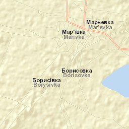 Maryevka Street Map