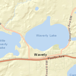 Waverly Street Map