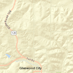 Glenwood City Street Map