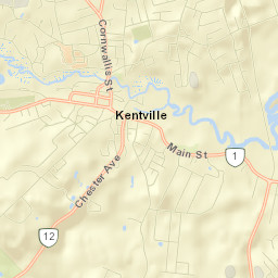 Kentville Street Map