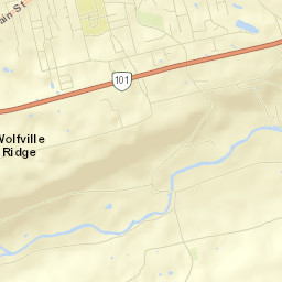Wolfville Street Map