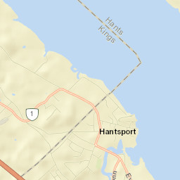 Hantsport Street Map