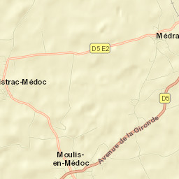 Moulis-en-Médoc Street Map