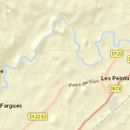 Les Peintures Street Map