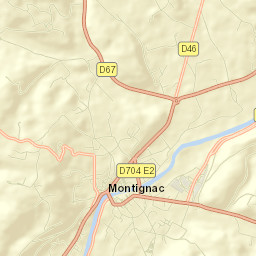 Montignac Street Map