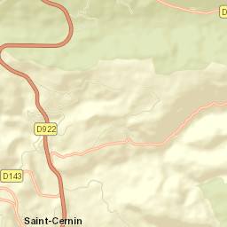 Saint-Cernin Street Map