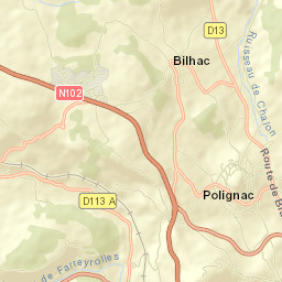 Polignac Street Map