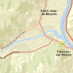 Saint-Jean-de-Muzols Street Map