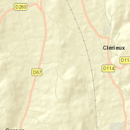 Chanos-Curson Street Map