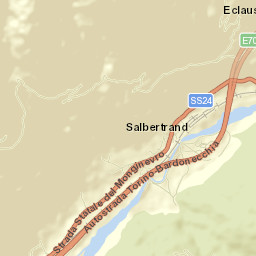 Salbertrand Street Map