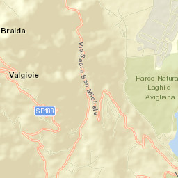 Valgioie Street Map