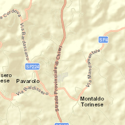 Montaldo Torinese Street Map
