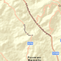 Cocconato Street Map