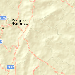 Rosignano Monferrato Street Map