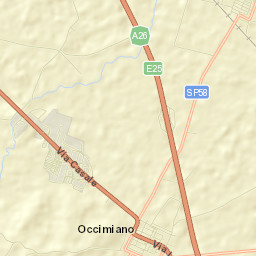 Occimiano Street Map