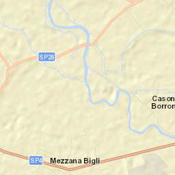 Mezzana Bigli Street Map