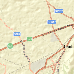 Broni Street Map