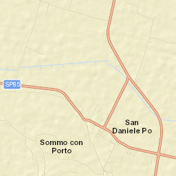 San Daniele Po Street Map