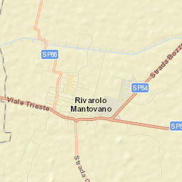 Rivarolo Mantovano Street Map