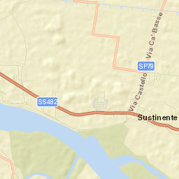 Sustinente Street Map