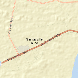 Serravalle a Po Street Map