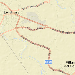 Villanova del Ghebbo Canton Street Map