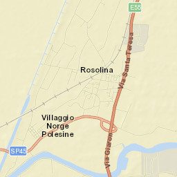 Rosolina Street Map