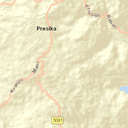 Grad Labin Street Map