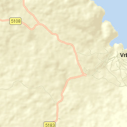 Vrbnik Street Map