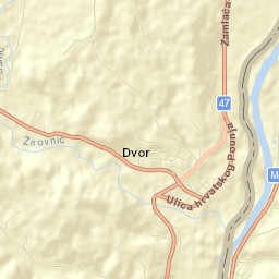Dvor Street Map