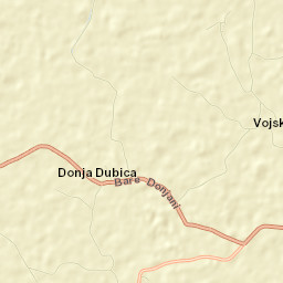 Donja Dubica Street Map