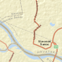 Šamac Street Map