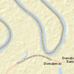Domaljevac Street Map
