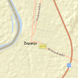 Županja Street Map
