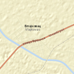 Vlajkovac Street Map