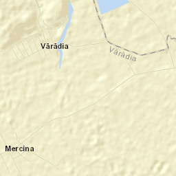 Comuna Vărădia Street Map
