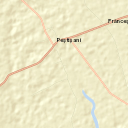 Comuna Peştişani Street Map