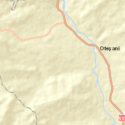 Oteşani Street Map