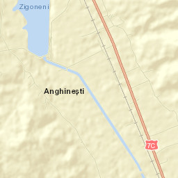 Comuna Băiculeşti Street Map