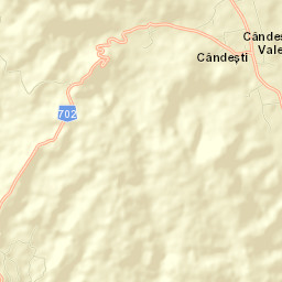 Comuna Cândeşti Vale Street Map