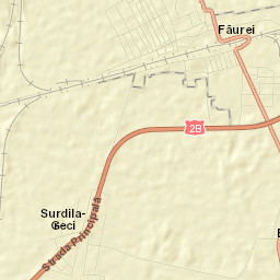 Comuna Surdila-Greci Street Map