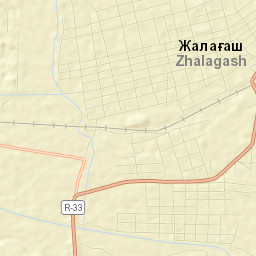 Dzhalagash Street Map